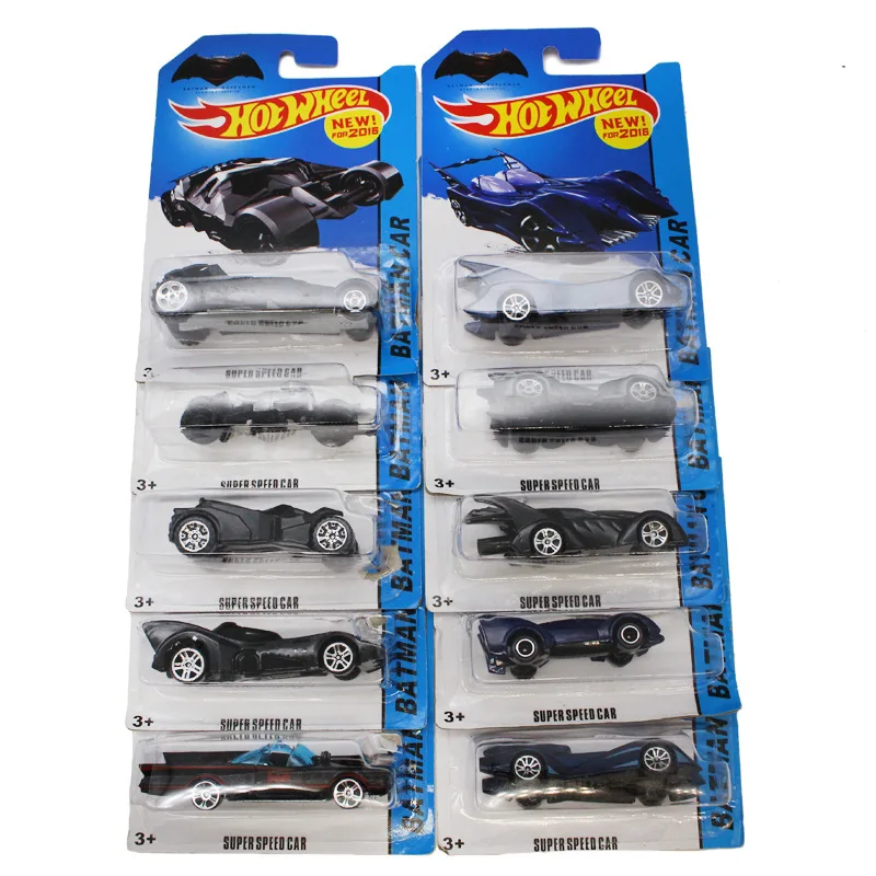 Hot Wheels 1:64 летучая мышь колесница металлические Литые автомобили игрушка Бэтмен