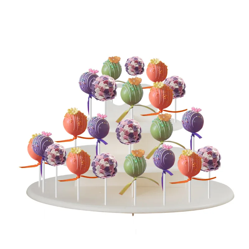 3 Tiers Lollipop Cake Stand Wedding Decoration Table Donut Wall Lolly Display Stand Holder Baby Shower Birthday Party Decoration - Image 3