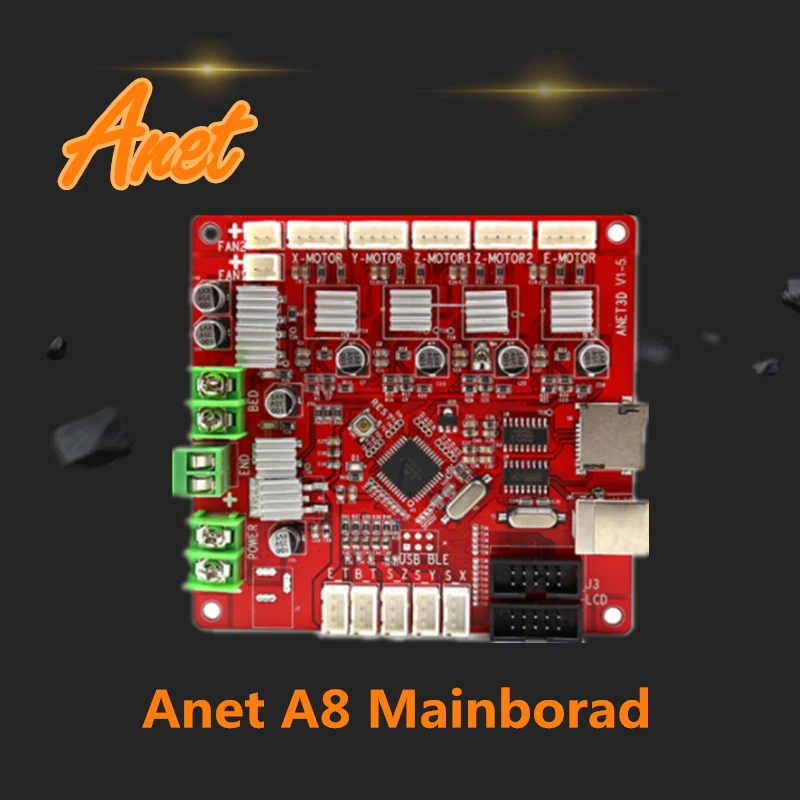 Anet A8 материнская плата управления Diy 3d принтер материнская плата 3d принтер части 3d принтер аксессуары