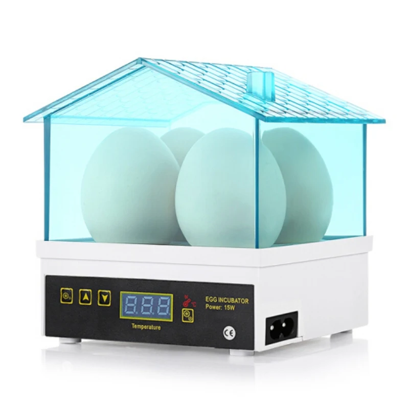 

Digital Temperature Small Brooder 4 Pcs Mini Egg Incubator Hatcher Chick Duck Bird Pigeon hatcher Child Education Outdoor Picnic