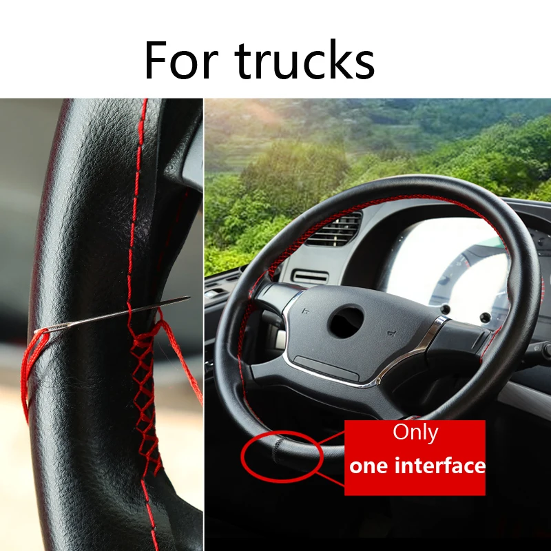Steering Wheel Cover 40CM 42CM 45CM 47CM 50CM Car Truck Universal