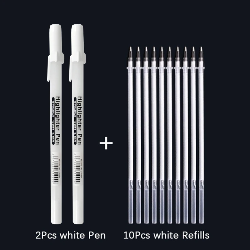 0.7mm Paint Marker Permanent Marker Graffiti Metalic Marker Pens Gold Silver White Pen Writting Drawing Art Supplies 6