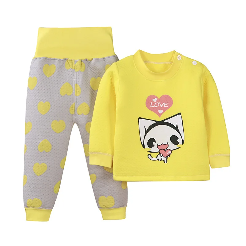 Детское нижнее белье 2 шт./компл. bebe Хлопковые Штаны с высокой посадкой для