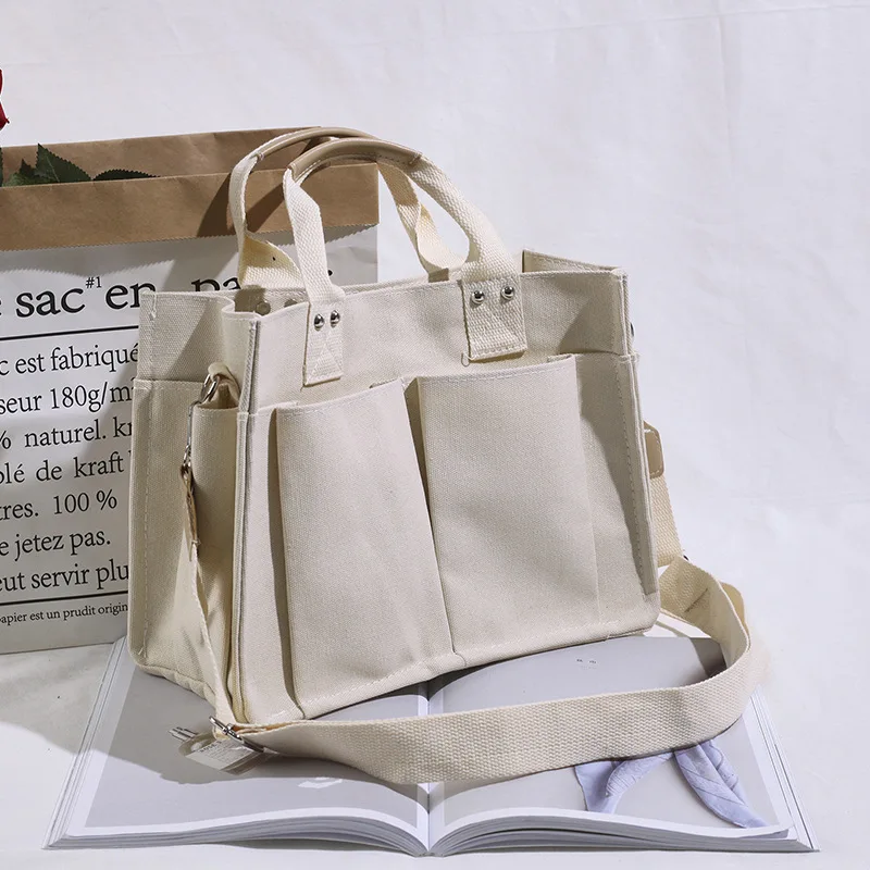 Женские маленькие сумки женские холщовые сумки на плечо для девочек-подростков большая емкость Сумки для книг женская сумка для покупок сумка