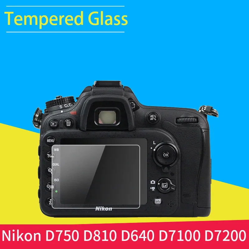 Закаленное стекло для защиты экрана ЖК пленка Nikon Z6 Z7 D750 D850 D810 D800 E D600 D610 D500 D7100 D7200