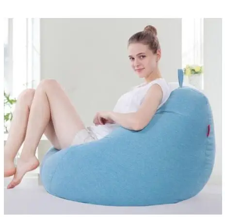 VESCOVO Medium size sandalye bean bag lazy bag relax chair bean puff sofa for bedroom living room - Цвет: only beanbag