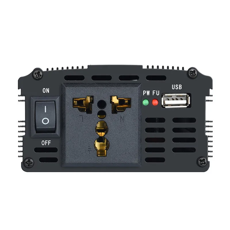 12 V/24 V к переменному току 220V 2000 Вт автомобильный инвертор Мощность Напряжение трансформатор с немодулированным синусоидальным сигналом Перезаряжаемые Мощность преобразователь с вентилятором