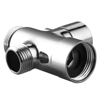 

New Faucet Shower Diverter 3 Way Shower Arm Diverter 2 Functions Shower Faucet Valve for Shower Mixer Brass Body Chrome Plated