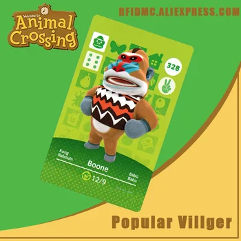 

328 Boone Animal Crossing Card Amiibo for New Horizons