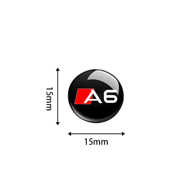 4pcs Car Lock Keyhole Stickers Decoration Protection Accessories For Audi Sline S TT Q3 Q5 Q7 A1 A3 A4 A5 A6 A7 A8 Auto Styling