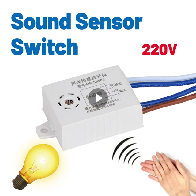 Smart Switches 220V Module Detector Sound Voice Sensor Light Switch
