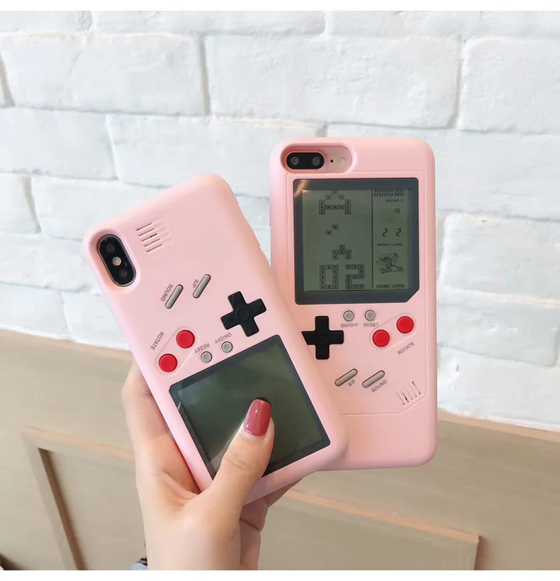 Ретро Teris Gameboy чехол для телефона для iPhone 11 Pro Max X XS MAX XR Мягкий ТПУ чехол для мальчика чехол для игры для Iphone 6 6S 7 8 Plus Capa