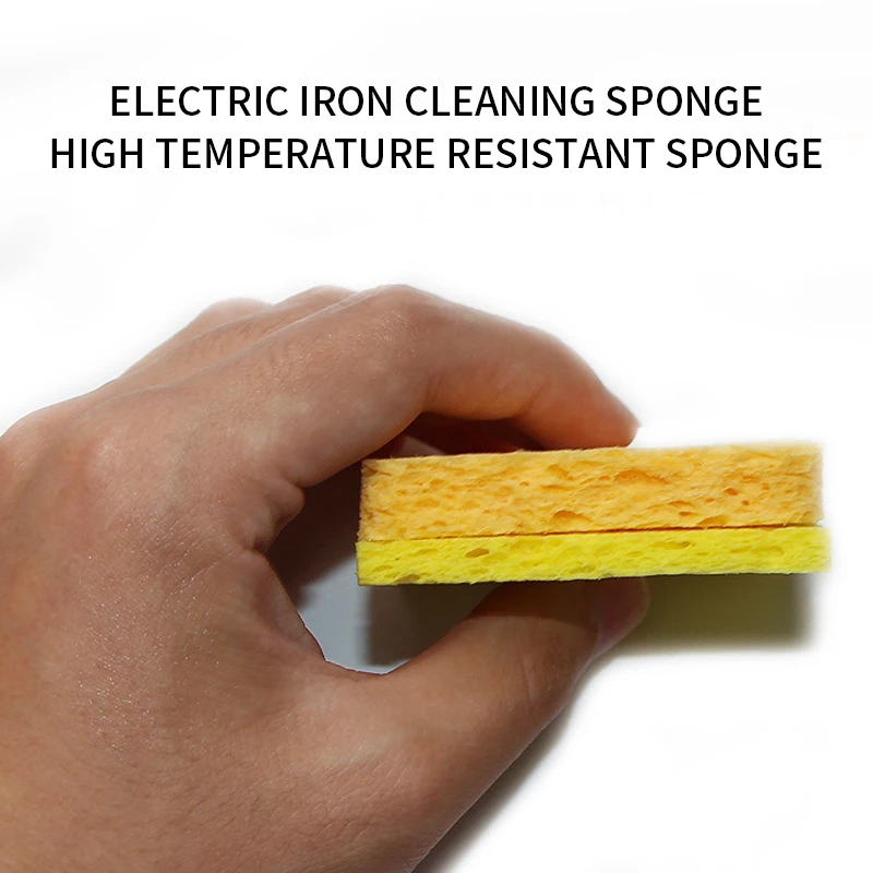 

5/10/20/50Pcs Yellow Cleaning Sponge Cleaner for Enduring Electric Welding Soldering Iron