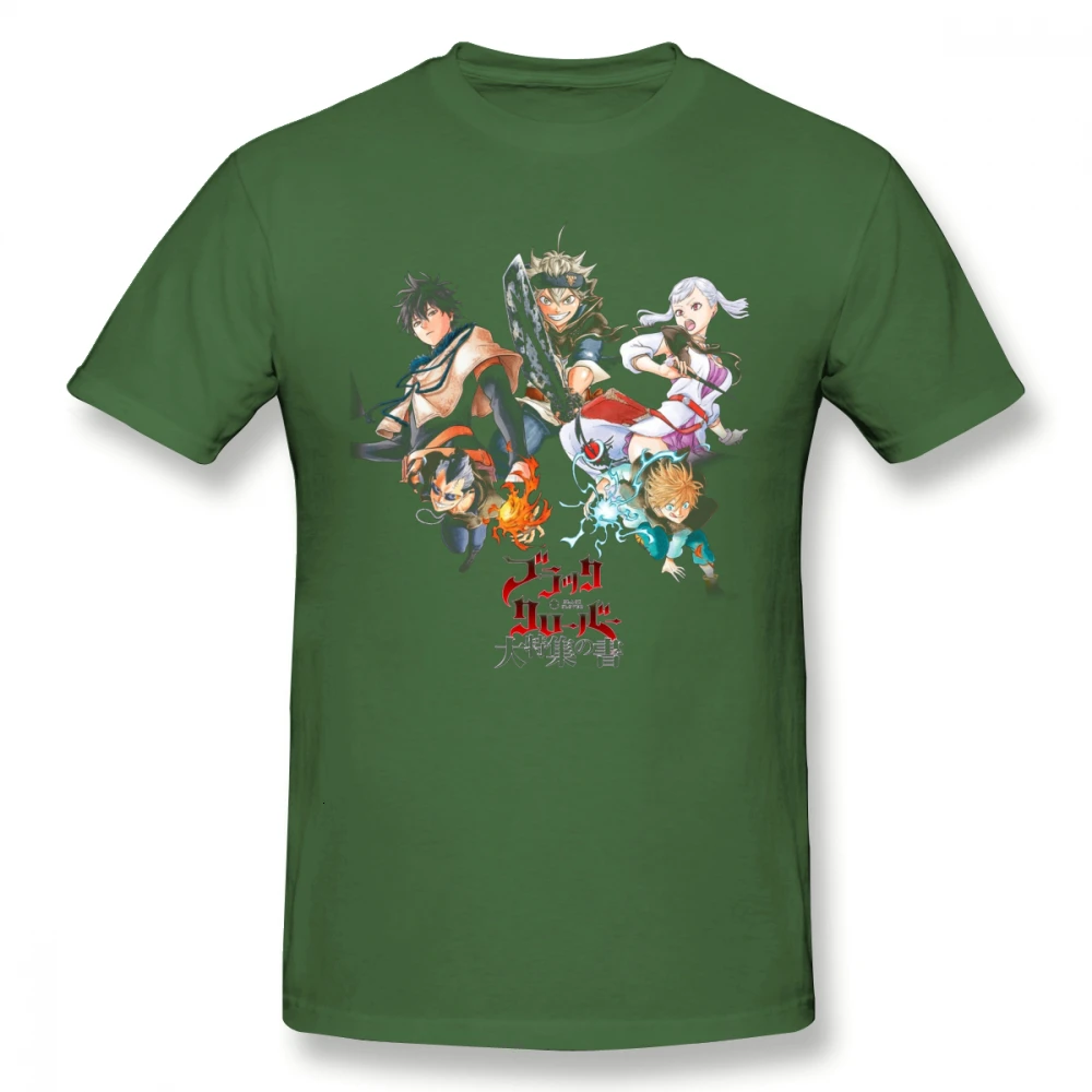 Army Green One yona, черная футболка с клевером, черная футболка с клевером, XXX, футболка с принтом, Мужская потрясающая уличная одежда, хлопок, футболка с коротким рукавом - Цвет: Army Green