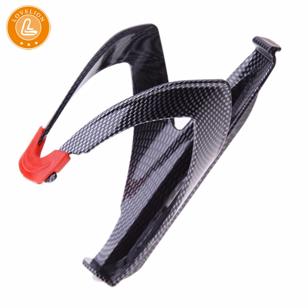 

LOVELION Bicycle plastic kettle holder mountain bike water cup holder carbon fiber kettle holder cycling equipment accessories