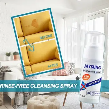 

30/100ml Waterless Clothing Cleaning Foam Clothes Shoes Brighten Deodorizer Stubborn Stains Remover Household Cleaning Gadgets