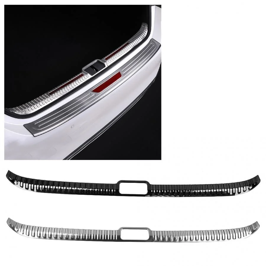 Chromium Styling Car Rear Inner Bumper Trunk Guard Molding Cover Trim