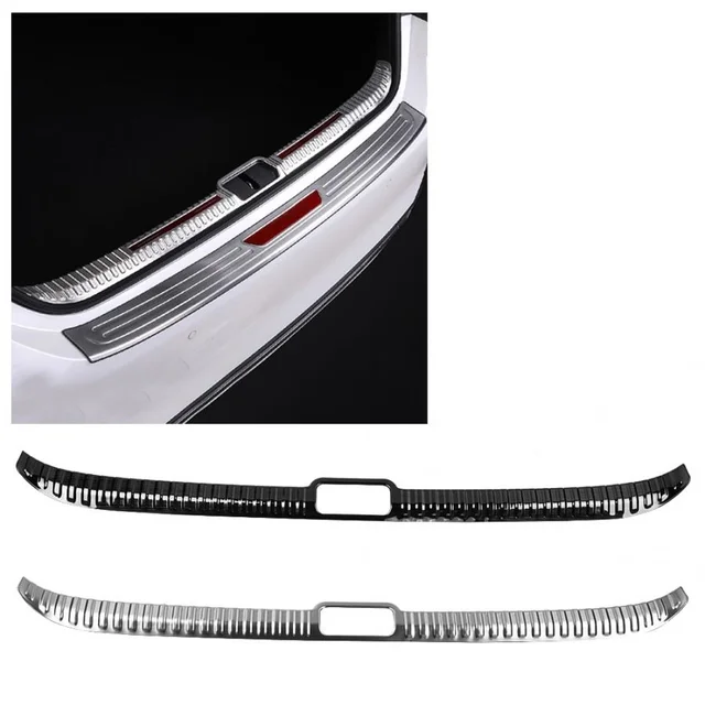 Chromium Styling Car Rear Inner Bumper Trunk Guard Molding Cover Trim
