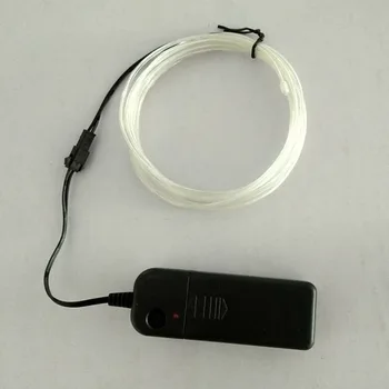 

Kid Fashion Glow EL Wire Cable LED Neon Christmas Dance Party Decor Costumes Clothing Luminous Car Light Ball Decoration 1