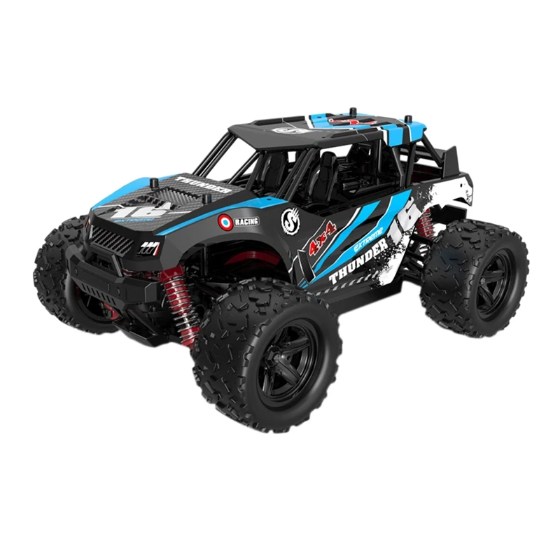 

Hot-High-Speed Remote Control Off-Road Racing Truck Suv Remote Control Car Toy Full-Scale High-Speed Off-Road Vehicle Blue