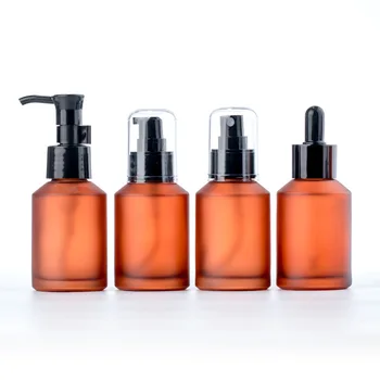 

1PCS Brown Glass Empty Perfume Spray Bottle 15ml-100ml Fine Mist Atomizer Refillable Bottles Vial For Essential Oil Cosmetic