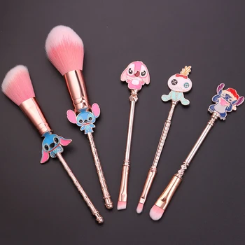 

Wholesale Stitch Makeup Brushes Set Cosmetics Eyeshadow Powder Foundation Blending Blush Brush Pinceaux Maquillage