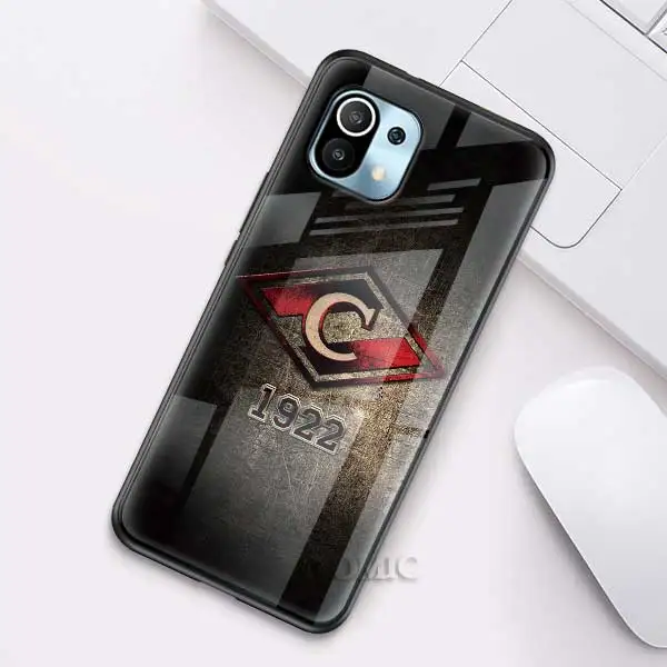 Russian Spartak Moscow Football Glass Case for Xiaomi Redmi Note 9S 8 K40 Mi 11 Poco X3 NFC 9 8T 9T 10T Pro 10 Lite Phone Cover T13