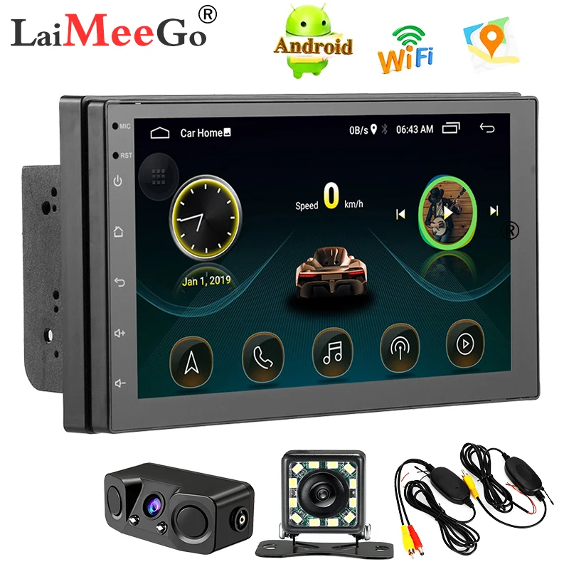 

2 din Car Radio 7" Autoradio Android Car Multimedia GPS Bluetooth FM/USB/AUX MP5 Player 2din Car Stereo Backup Monitor