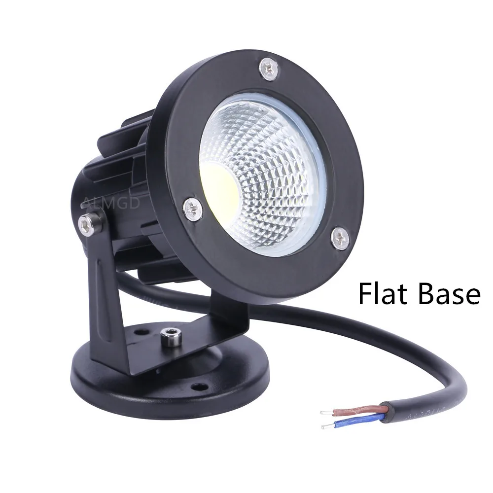 COB Outdoor Garden Light LED Lawn Lamp Spike 10W 7W 5W 3W Waterproof Bulb 220V 110V 12V Landscape IP65 Path Spotlight