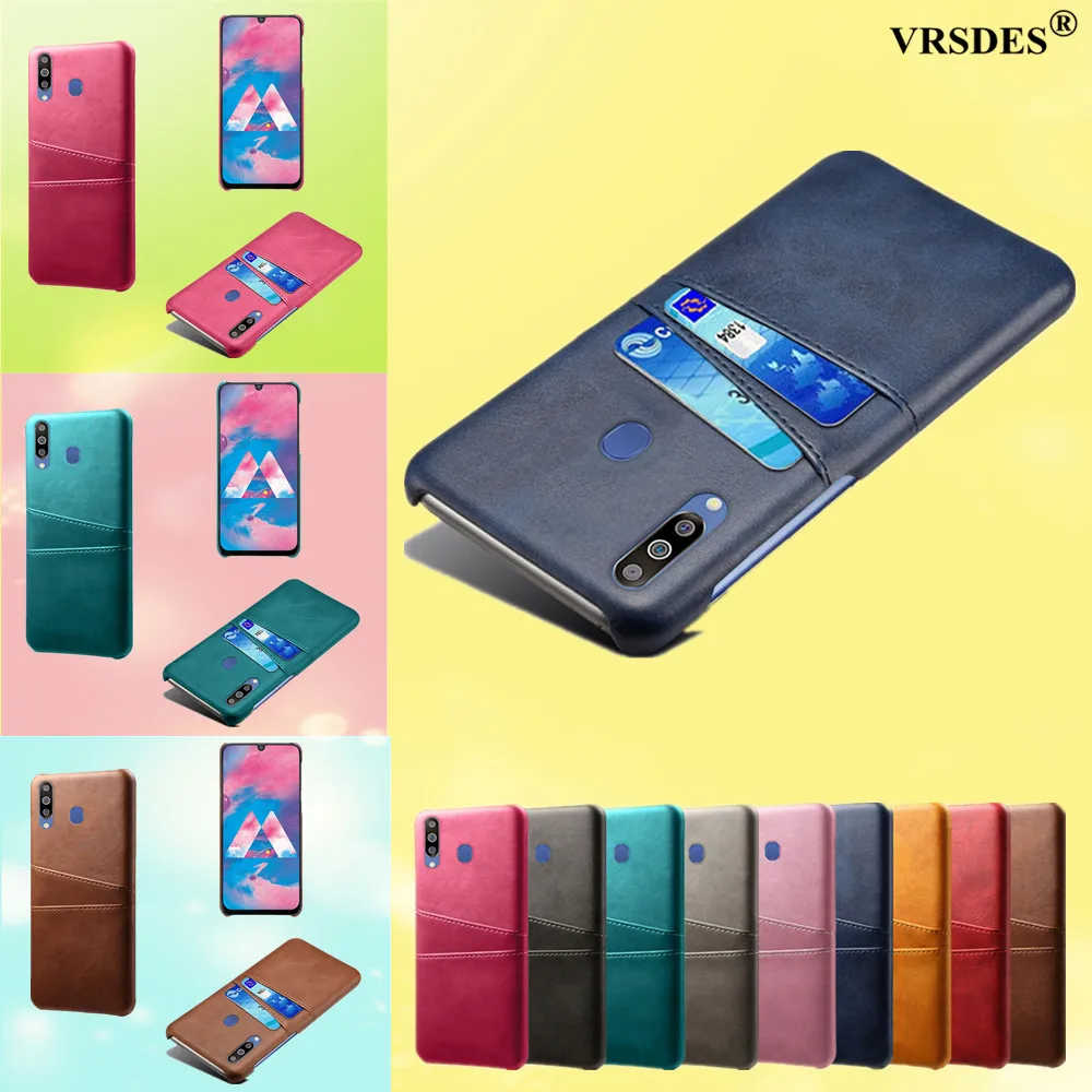 Для Samsung Galaxy M31 M30 M20 M10 A90 5G A80 A70 A60 Тонкий чехол из искусственной кожи с отделениями