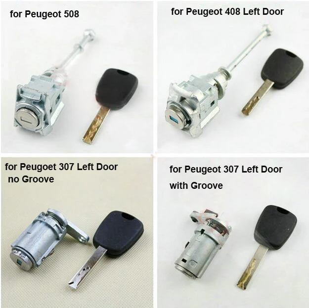 

Car Lock Cylinder for Peugeot 307 408 508 Door Central Control Lock Driving Door Lock