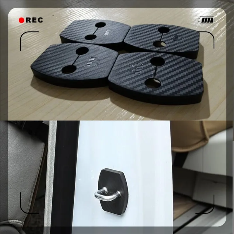 

New !!! for Opel Astra K 2015-2018 Auto Accessories Car Interior Door Lock Protective Cover 4pcs