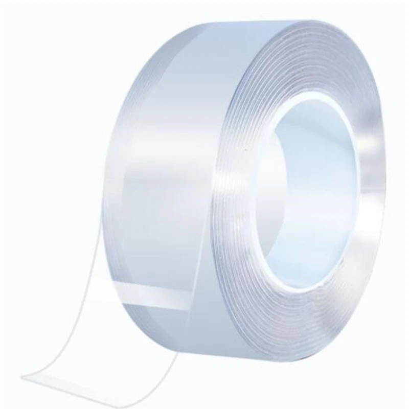 דבק דו צדדי חזק במיו тейпы Reusable Heat Resistant Bathroom Home Decoration 양면테이프 Transparent Double Sided Nano Tape