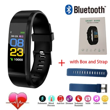 

Men's Watch Bluetooth Sport Fitness Tracker Alarm Clock For Call Reminder Message Push Smart Bracelet Digital women's Watches