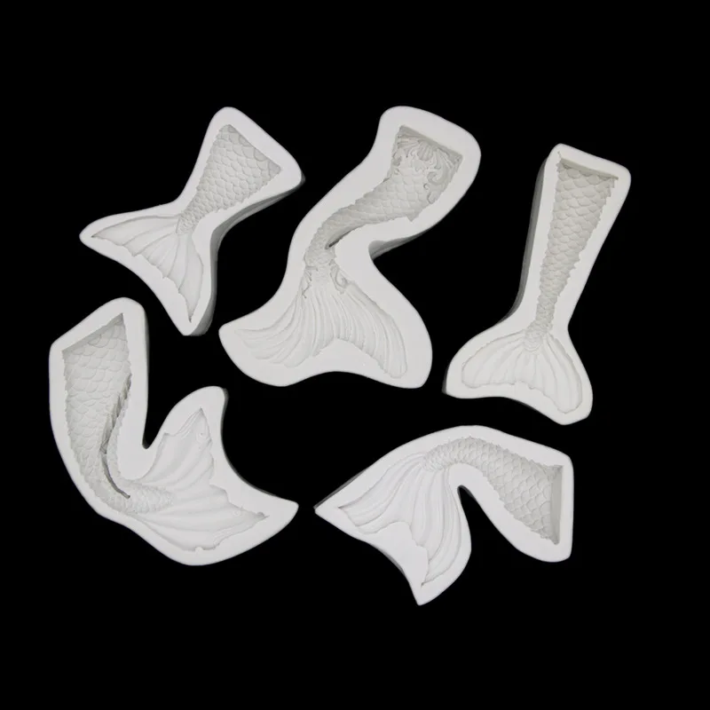 

Aibeads DIY Resin Mold Handmade Coaster Silicone Molds Jewelry Making Hand Made Tool Set Epoxy UV Resin Mold fish tail mold