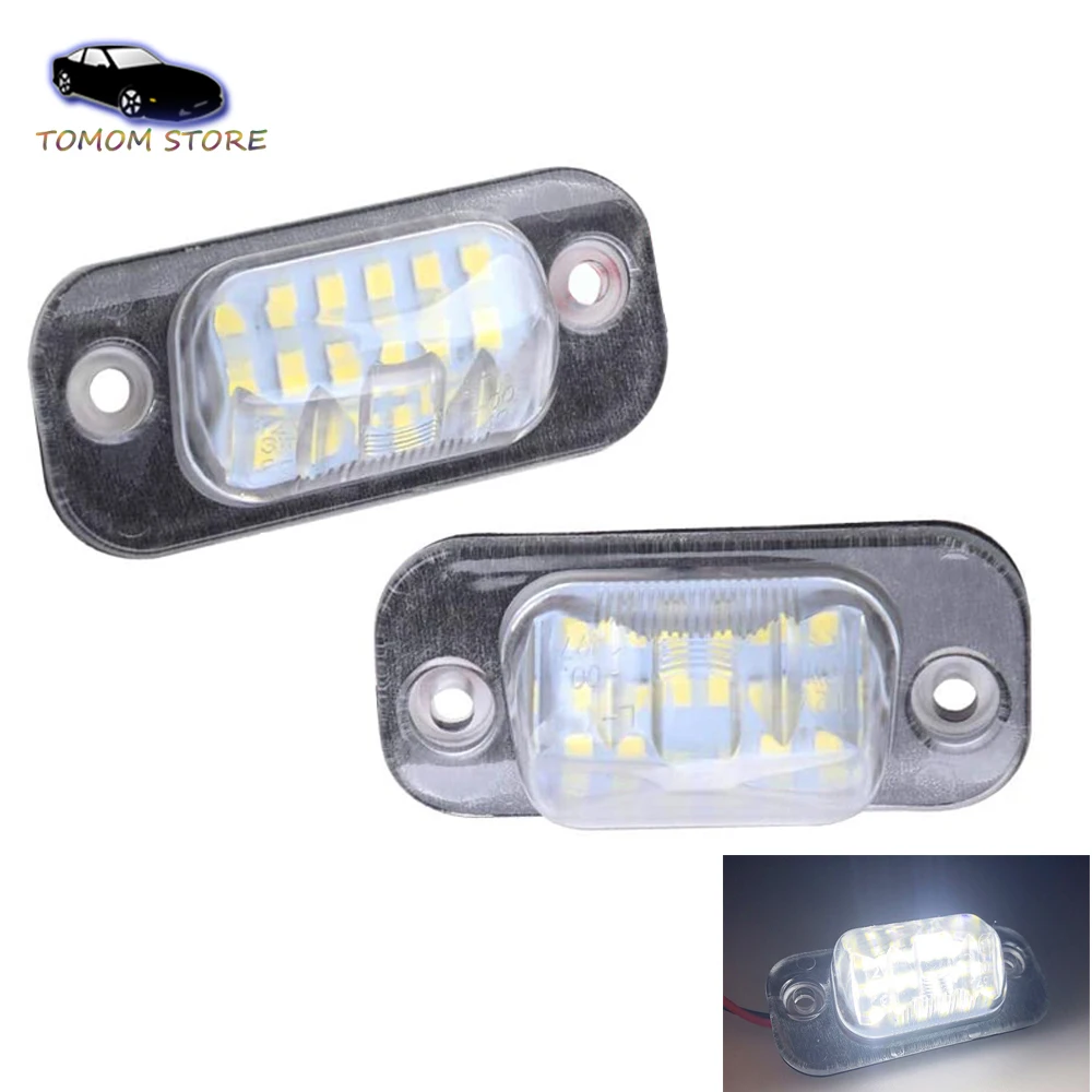 

2pcs free error led license number plate lights for Volkswagen Golf III Golf 3 Polo variant car styling accessories