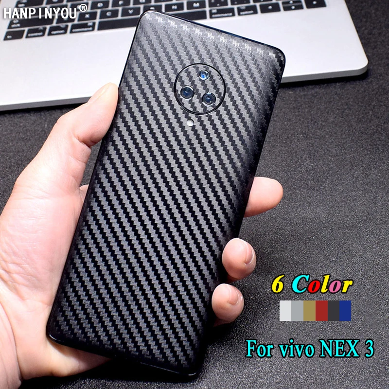 ДЛЯ vivo NEX 3 3S NEX3 NEX3S 5G Новая задняя крышка наклейка защитная кожа 3D углеродное