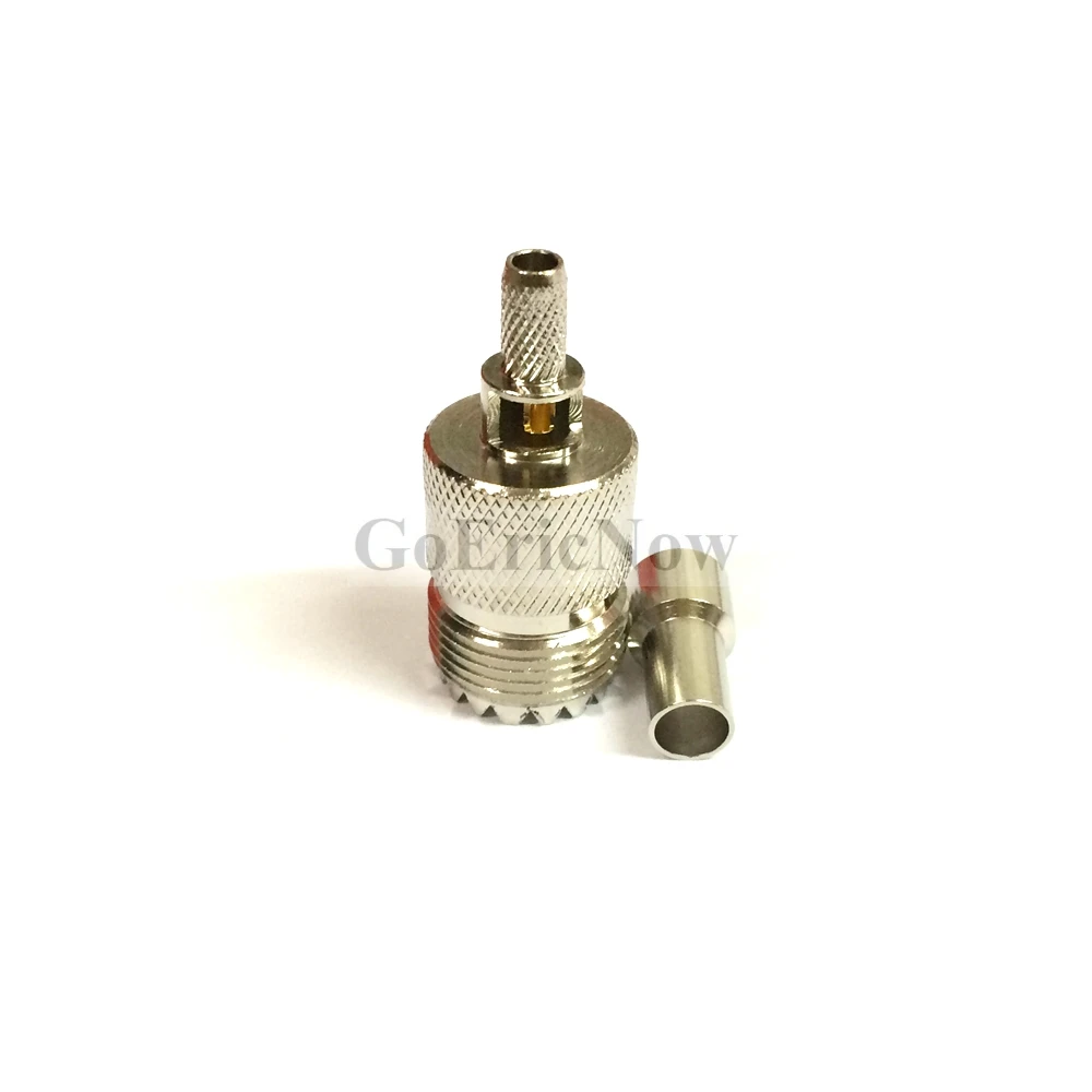 10pcs-RF-Coaxial-UHF-Female-SO239-Jack-Crimp-For-RG58-RG142-LMR195-RG400-Connector-Plug