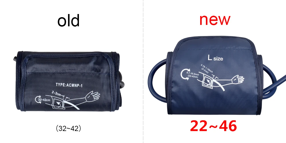 新旧袖带对比图