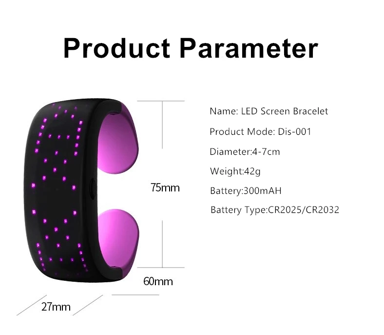 Новейший светящийся светодиодный браслет, программируемые светодиодные браслеты, светящийся светодиодный браслет, фонарик, вечерние, для пробежек, мероприятий, бара, фестиваля