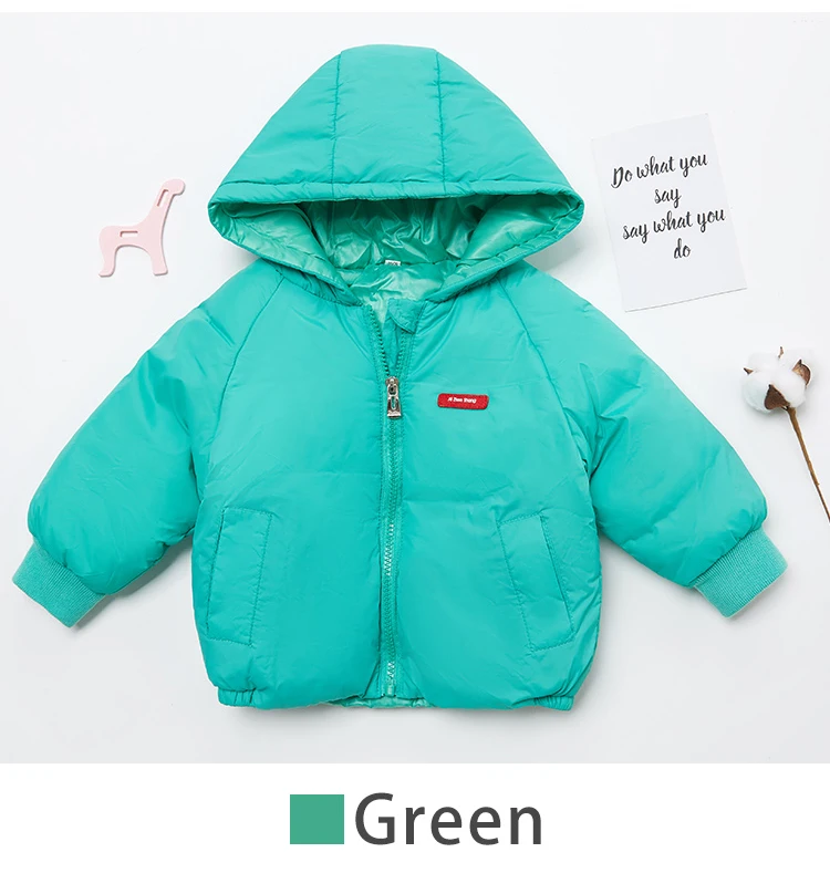 Adoveki/Новинка года; зимняя хлопковая куртка для девочек и мальчиков; зимние детские пальто; одежда для малышей; 5 цветов на выбор