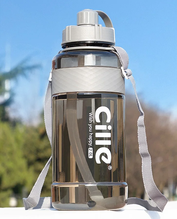 Leakproof water bottle big capacity 2200ml BPA free sport space drink bottle Outdoor Travel drinking bottle Portable plastic