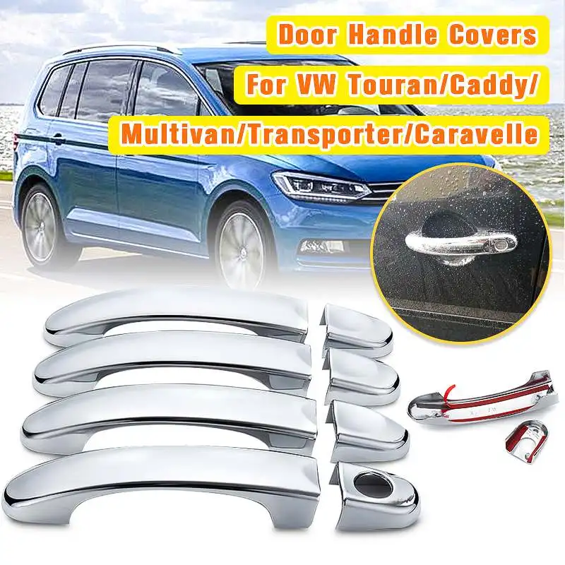 Наружная ручка двери автомобиля крышка для VW Touran 2003-2010 Caddy 2004- Multivan 2003-2013 транспортер T5 2003- T6 палка