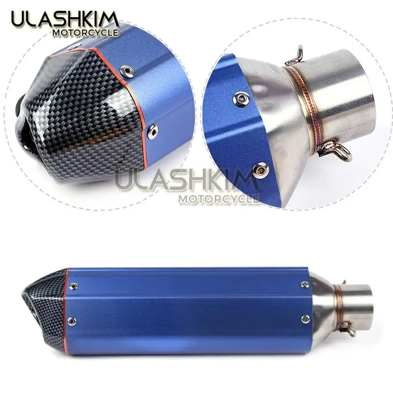 Универсальный 36-51 мм мотоцикл модифицированный скутер глушитель Escape Silp On Dirt Bike Pipe 150cc 250cc 300cc 450cc 500cc