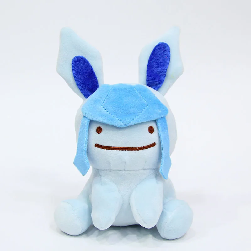 12 см/25 см Poke Ditto Мягкие плюшевые куклы преобразования Иви и Пикачу Sylveon Espeon Umbreon Vaporeon 2 стороны куклы детские игрушки TFA3204 - Цвет: Glaceon