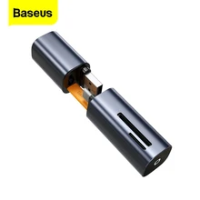 Baseus – lecteur de cartes mémoire intelligent 2 en 1, USB 3.0, Type C vers SD, Micro SD, TF, OTG, pour ordinateur portable