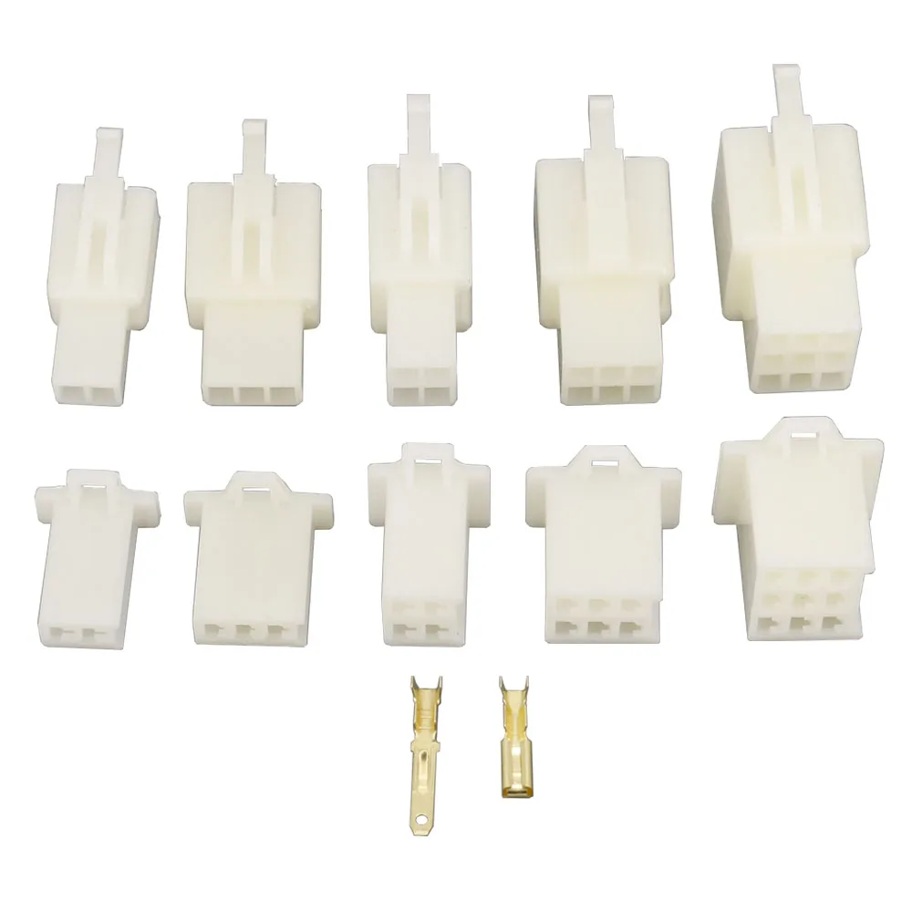 5 Sets/kit 2/3/4/6/9 Pin DJ7021A~DJ7091A-2.8 with terminals Electrical Wire Connectors Plug Male and female Automobile Connector afbeelding
