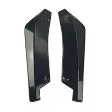  2Pcs Universal Car Rear Bumper Lip Spoiler Diffuser Splitter Scratch Protector Universal Lightweight Car Rear Bumper Splitter 