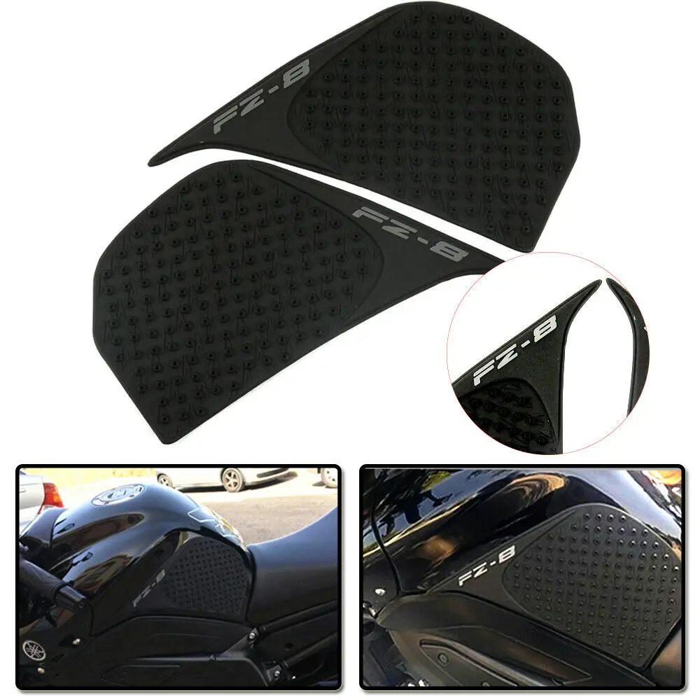 Adesivo Antiscivolo Per Serbatoio Moto, Protezione Laterale Con Grip Per Ginocchia, Compatibile Con YZF-R6 2006-2007, Nero