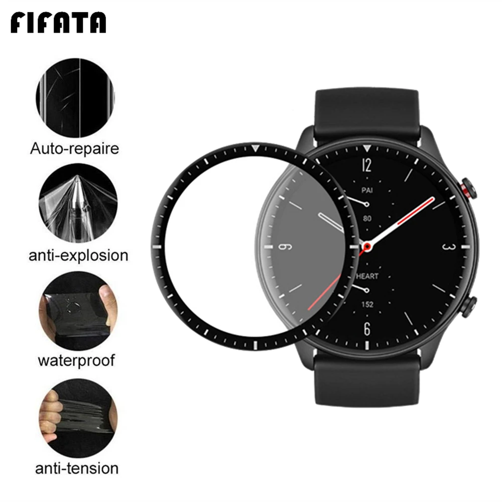 Full-Coverage Screen-Protector Protective-Film-Cover Smart-Watch GTR Huami Amazfit 2-Gtr2